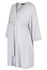 Bliss Dressing Gown - Light Grey