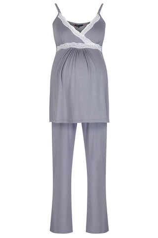 Radiance Camisole Pyjamas - Dove Grey