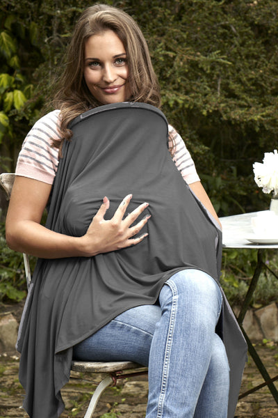 Milkscarf by MamaMoosh in Charcoal