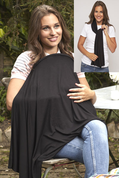 Milkscarf by MamaMoosh in Black