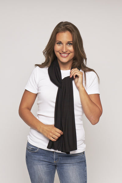 Milkscarf by MamaMoosh in Black