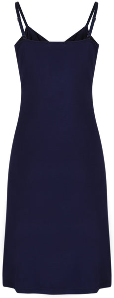 Vogue Nightdress - Navy/Soft Grey