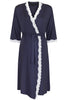 Radiance Maternity Dressing Gown in Navy