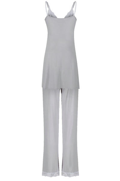 Allure Camisole Pyjamas - Light Grey