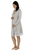 Allure Dressing Gown - Light Grey
