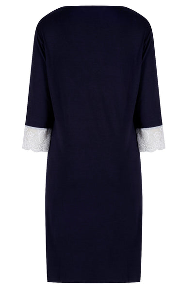 Allure Maternity Nightshirt - Navy