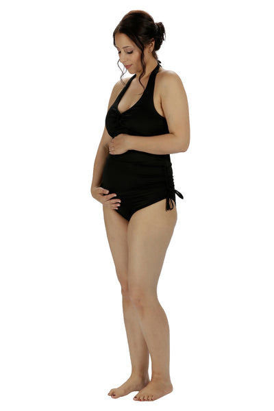 Bali Maternity Tankini in Black