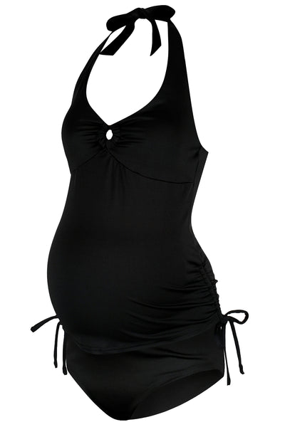 Bali Maternity & Breastfeeding Tankini MamaMoosh Swimwear Black