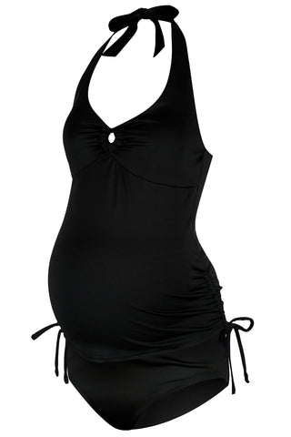 Bali Maternity & Breastfeeding Tankini MamaMoosh Swimwear Black