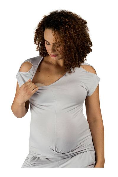 Bliss Lounge Pyjamas - Light Grey