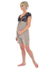 Maternity Short Pyjama bottoms (shown with top)- mink
