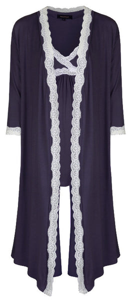 Radiance Short Sleeve Top - Navy