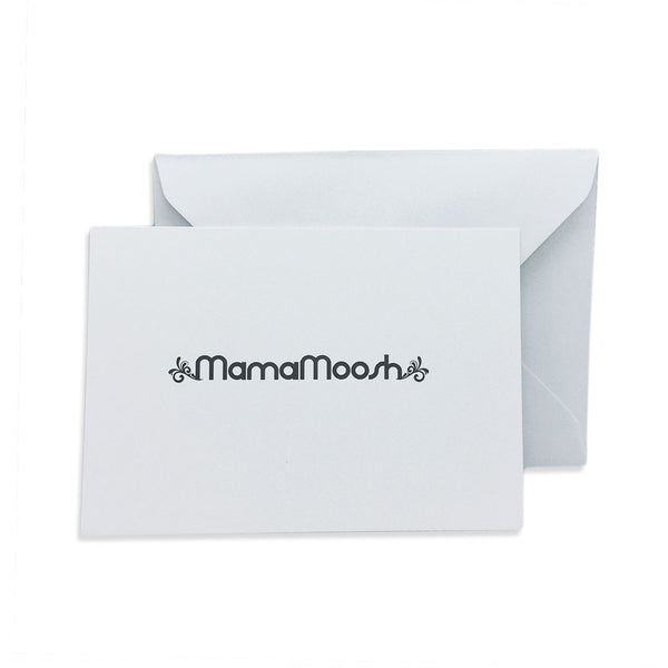 Handwritten gift note in envelope