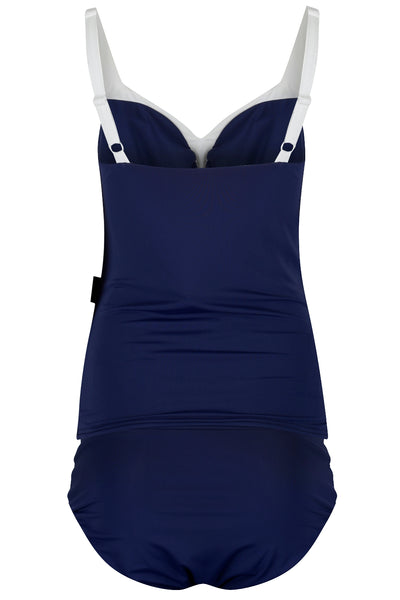 St Tropez Maternity Tankini in Navy
