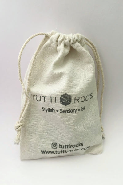 Tutti Rocks Teething Necklace - Rosa Blue