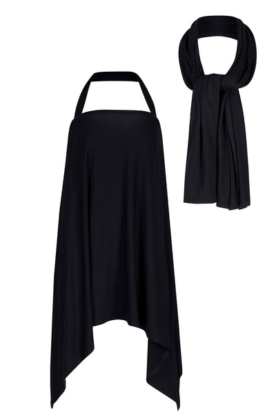 Milkscarf by MamaMoosh in Black