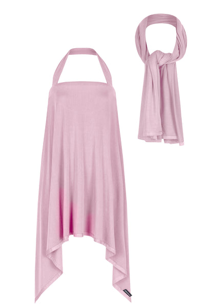 Milkscarf breastfeeding cover dusky pink