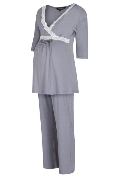 Radiance 3/4 Sleeve Pyjamas - Dove Grey