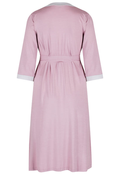 Vogue Dressing Gown - Dusky Pink
